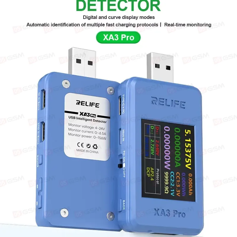 Тестер USB Relife XA3 Pro фото в интернет-магазине 05gsm.ru