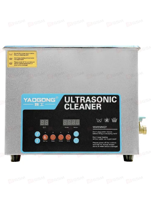 Ультразвуковая ванна YaoGong MH-040G (10 л; 310x250x250 мм; с кнопками) фото в интернет-магазине 05gsm.ru