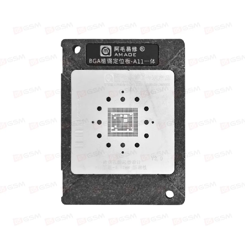 Трафарет для BGA микросхем c держателем Amaoe CPU iPhone A11 фото в интернет-магазине 05gsm.ru