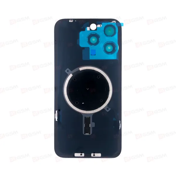 Крышка iPhone 15 Pro Max со стеклами и магнитами (Natural titanium/Серый; оригинал; монолит) фото в интернет-магазине 05gsm.ru
