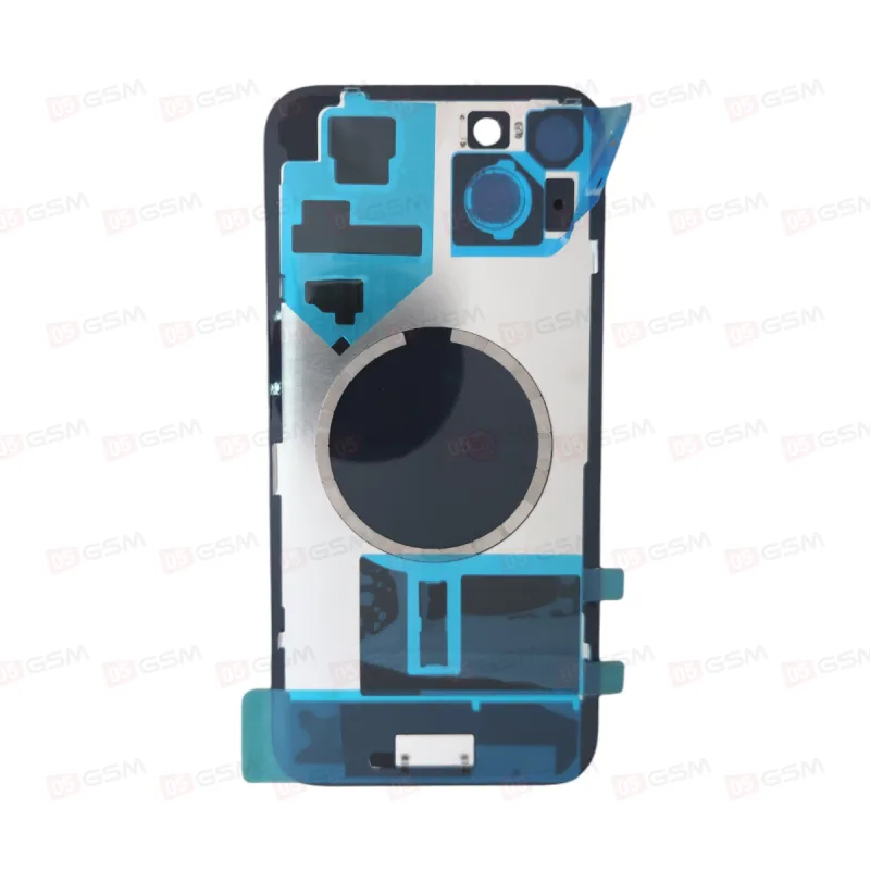 Крышка iPhone 15 Plus со стеклами и магнитами (Black/Черный; оригинал; монолит) фото в интернет-магазине 05gsm.ru