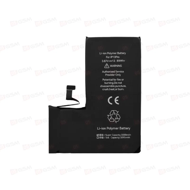 Аккумулятор со статусом подлинной детали iPhone 13 Pro (JCID; Genuine; High capacity; 3330 мАч) фото в интернет-магазине 05gsm.ru