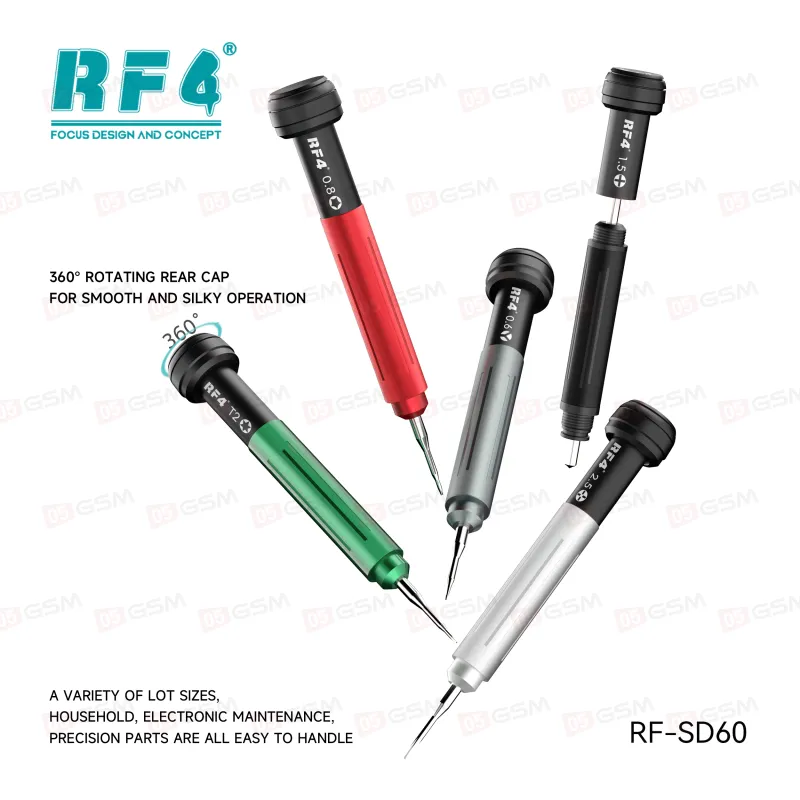 Набор отверток RF4 RF-SD60 (5 штук; со стеклобоем) фото в интернет-магазине 05gsm.ru