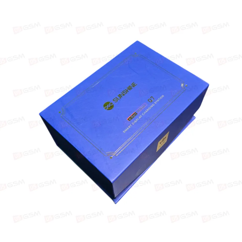 Многопортовое зарядное устройство Sunshine Q7 (6 портов; 80 Вт; беспроводная зарядка 15 Вт; синий) фото в интернет-магазине 05gsm.ru