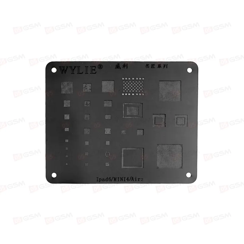 Трафарет для BGA Wylie iPad 6/Mini4/Air2 фото в интернет-магазине 05gsm.ru