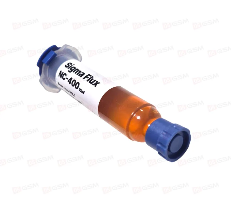 Флюс-гель Mosdisplay Sigma-NC400 для BGA и SMD (Малоактивный; безотмывочный; высокоомный; 10 мл) фото в интернет-магазине 05gsm.ru