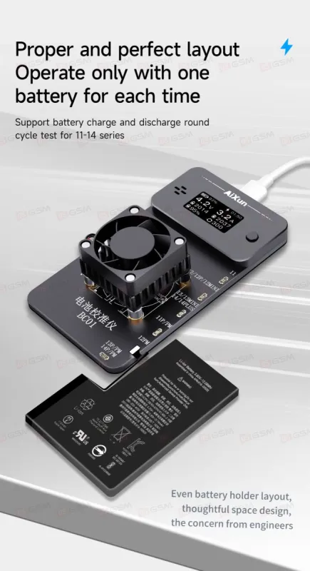 Калибратор аккумулятора Aixun BC01 фото в интернет-магазине 05gsm.ru