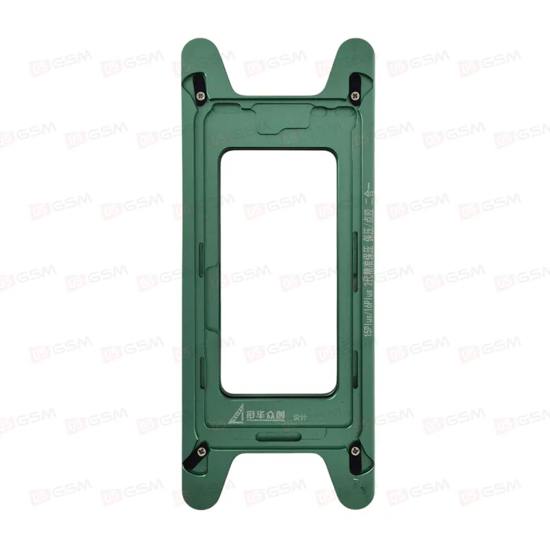 Форма XHZC для рамки iPhone 15 Plus (На магнитах; с центровкой дисплея; зеленая) фото в интернет-магазине 05gsm.ru