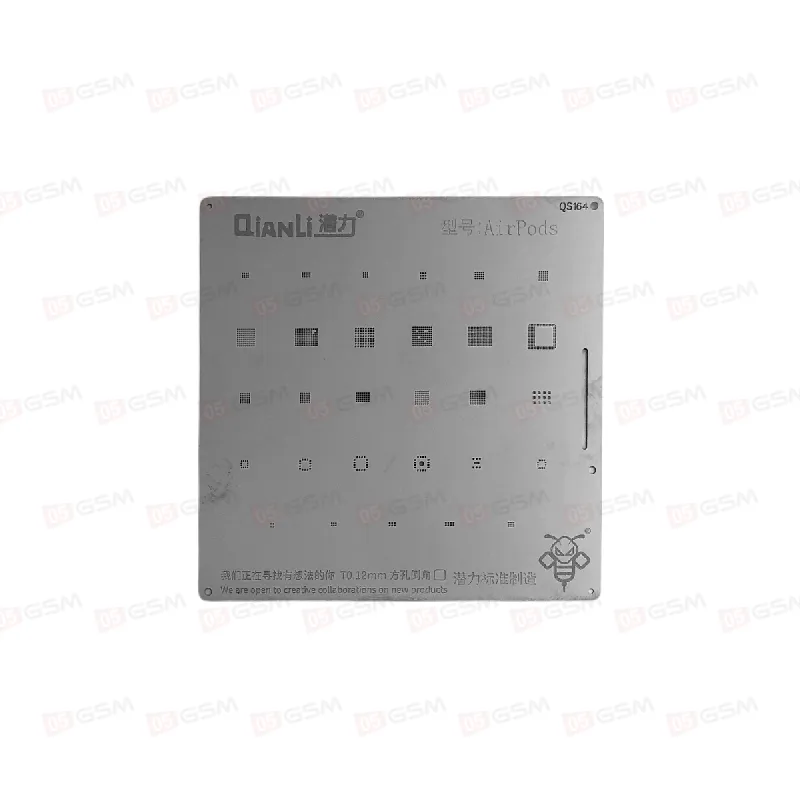 Трафарет 2D для BGA Qianli QS151 (RF T0.12mm) фото в интернет-магазине 05gsm.ru