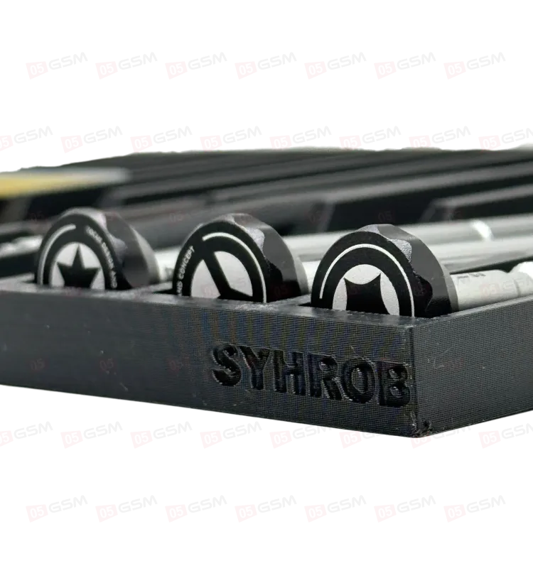 Лоток большой для инструментов SYH-010 (Черный; 10 отсеков) фото в интернет-магазине 05gsm.ru