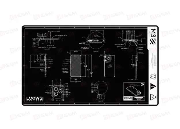 Монтажный коврик Luowei LW-M3 (593x345x2 мм) фото в интернет-магазине 05gsm.ru