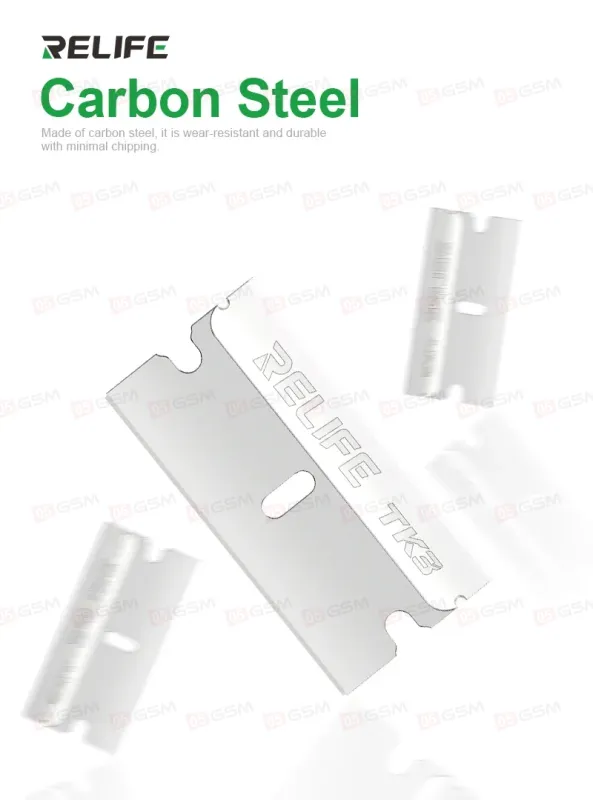 Лезвие на насадку для снятия полярика Relife TK3 (5 штук) фото в интернет-магазине 05gsm.ru