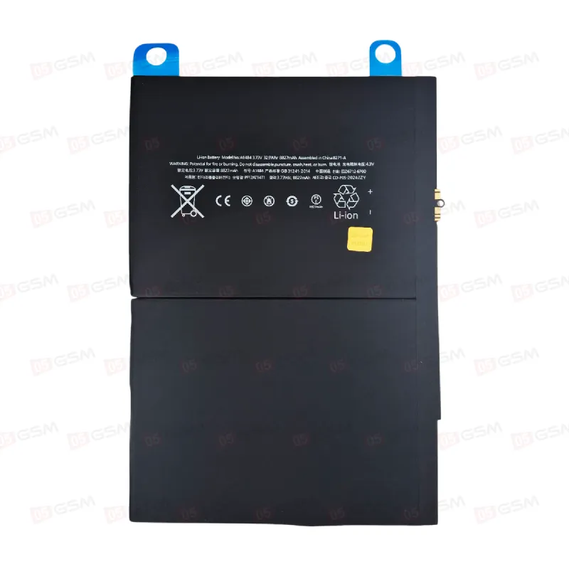 Аккумулятор iPad 5 AIR (A1474/A1475/A1476/A1822/A1823/A1893/A1954/A2197/A2198/A2200) (черный техпак) фото в интернет-магазине 05gsm.ru