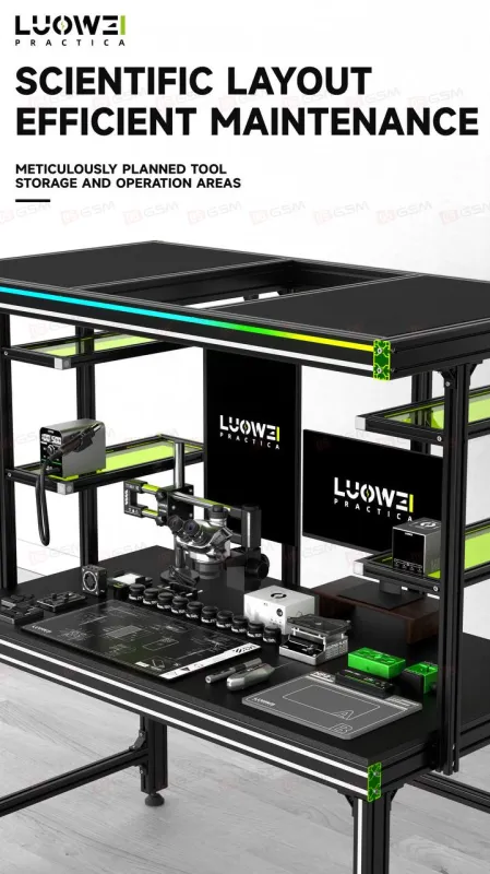 Рабочий стол мастера Luowei LW-A1 (150x170x80 cм) фото в интернет-магазине 05gsm.ru