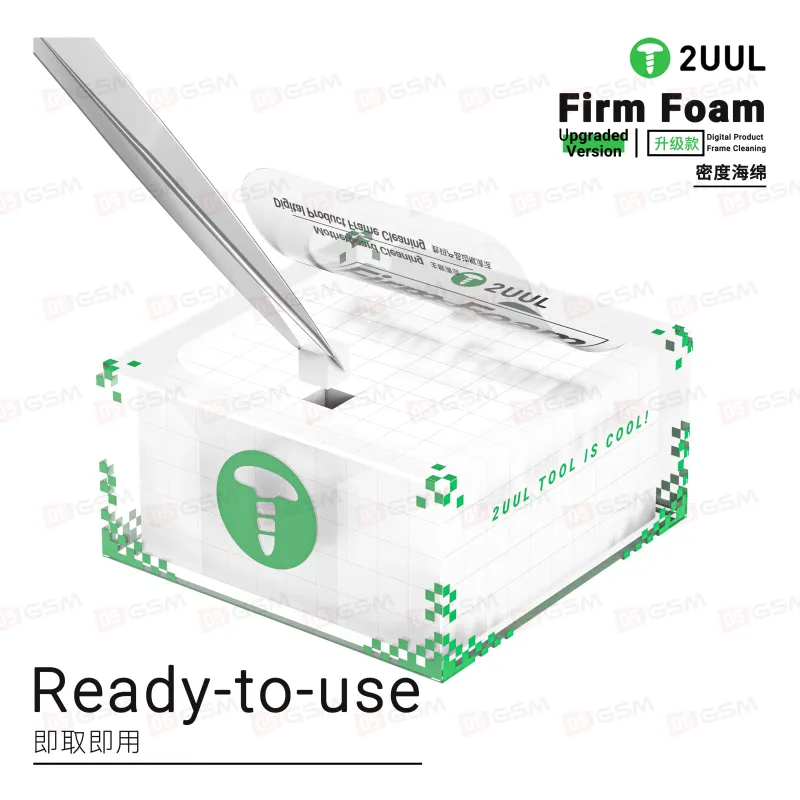 Спонжики для чистки платы 2UUL SC07 Firm Foam (Мини-губки; квадратные; упаковка; 7х7х7мм) фото в интернет-магазине 05gsm.ru