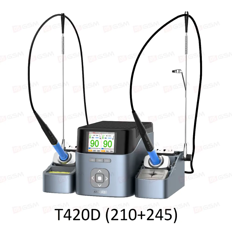 Паяльная станция Aixun T420D (Ручки 210+245 и 6 жал) фото в интернет-магазине 05gsm.ru