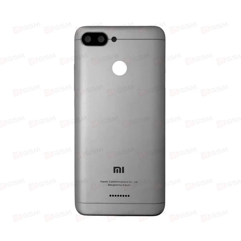 Крышка Xiaomi Redmi 6 серая фото в интернет-магазине 05gsm.ru