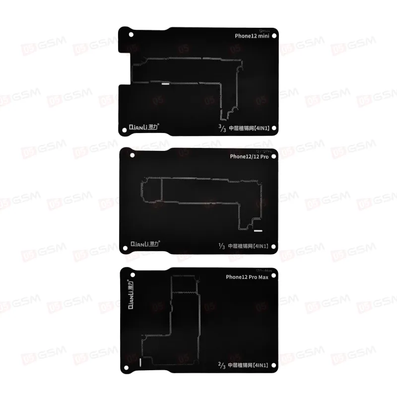 Монтажная платформа Qianli для iPhone 12 Series (Middle Frame) фото в интернет-магазине 05gsm.ru