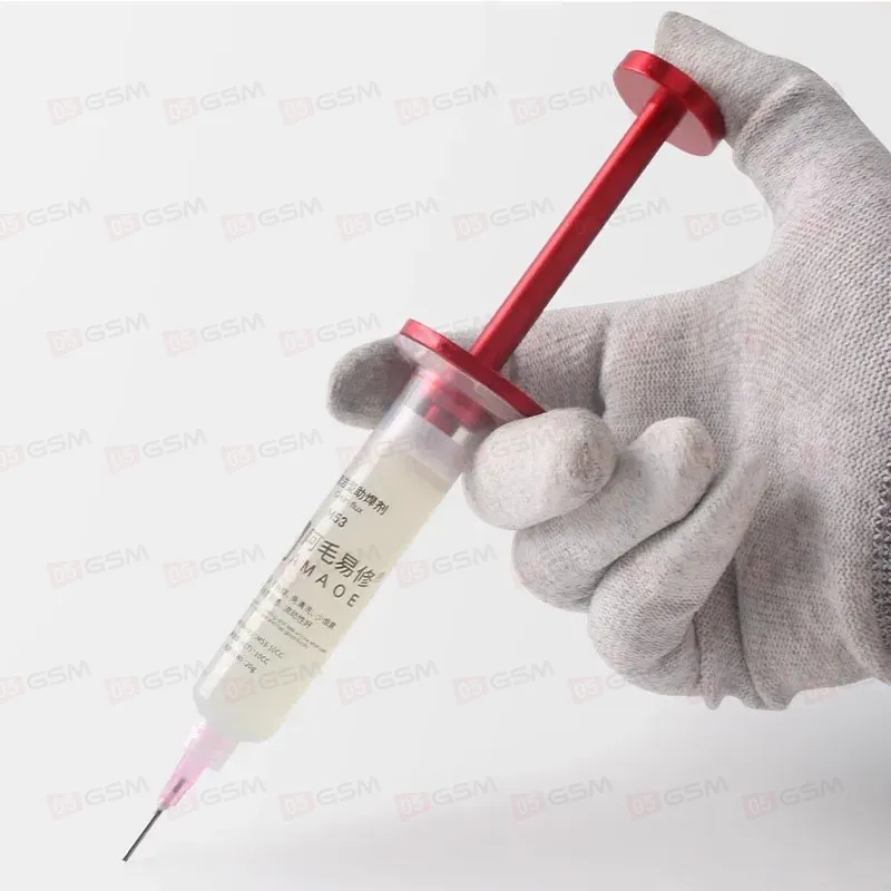 Флюс Amaoe M52 в шприце с толкателем фото в интернет-магазине 05gsm.ru