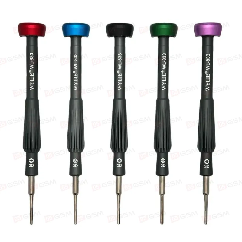 Набор отверток Wylie WL-833 (3D-биты; 5 штук) фото в интернет-магазине 05gsm.ru