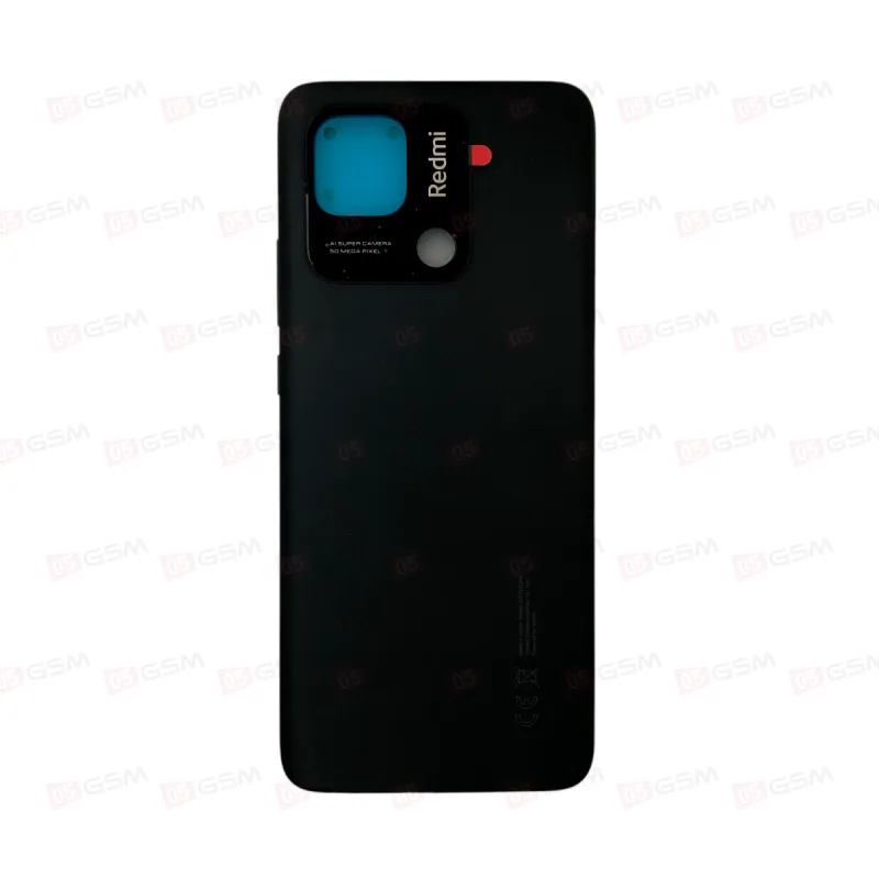 Крышка Redmi 12C черная фото в интернет-магазине 05gsm.ru