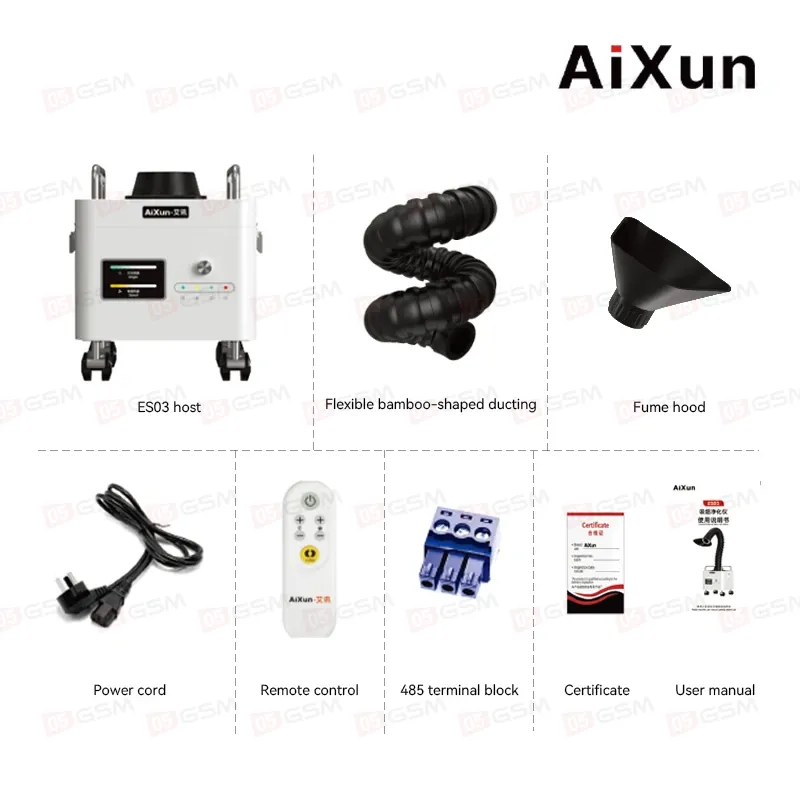 Вытяжка дыма Aixun ES03 фото в интернет-магазине 05gsm.ru
