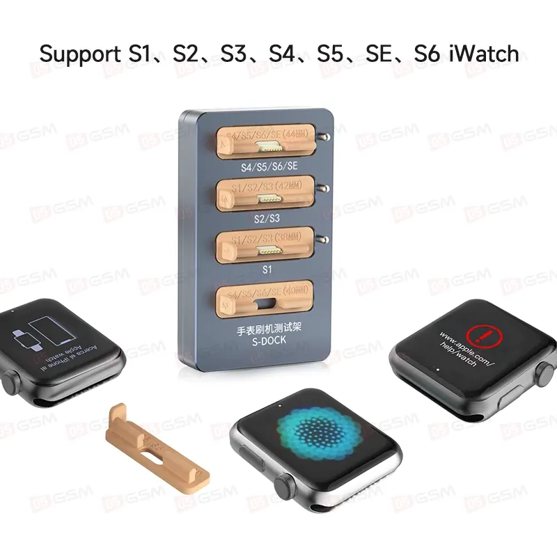 Программатор Aixun S-Dock (Для Apple Watch S1/S2/S3 38-42 mm/S4/S5/S6/SE 40-44 mm) фото в интернет-магазине 05gsm.ru