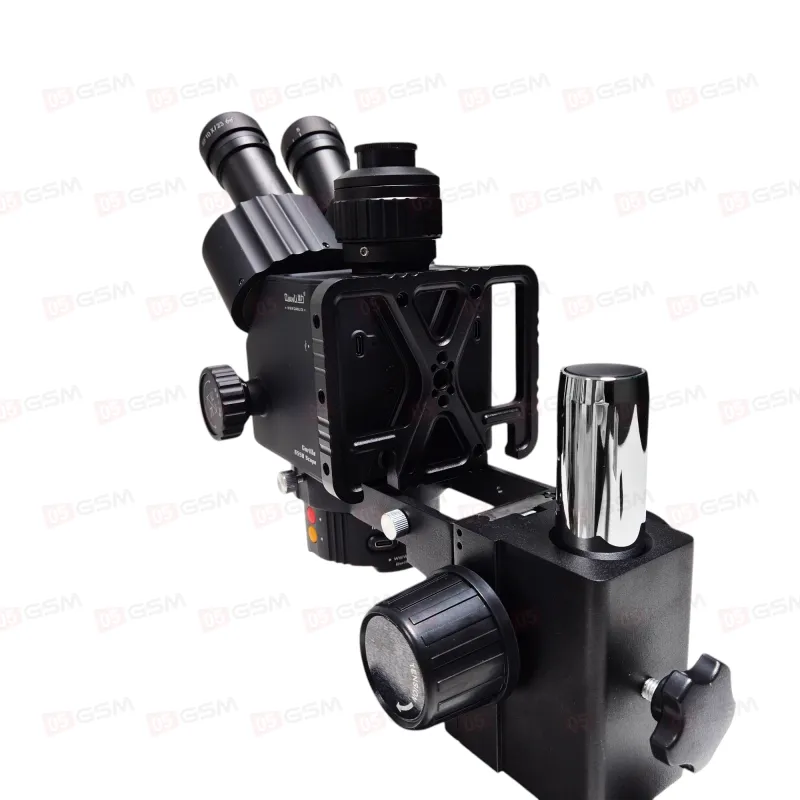 Микроскоп тринокулярный Qianli GorillaScope 6558 c УФ-лампой и подсветкой (6.5-58X) фото в интернет-магазине 05gsm.ru