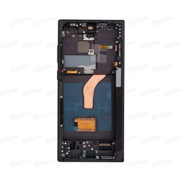 Дисплей Samsung Galaxy S22 Ultra S908 черный OLED с рамкой фото в интернет-магазине 05gsm.ru