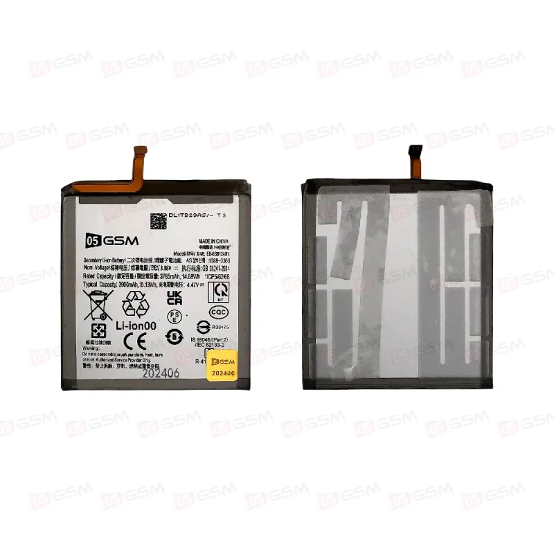 Аккумулятор Samsung Galaxy S23 [S911] (05GSM; 3900 мАч; гарантия 1 год) фото в интернет-магазине 05gsm.ru