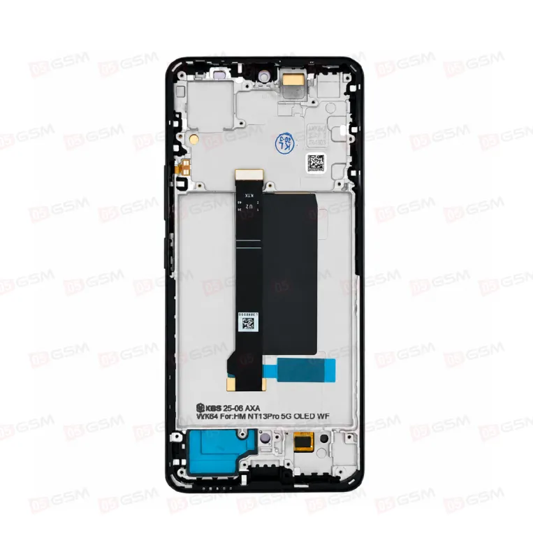 Дисплей с рамкой Redmi Note 13 Pro 5G OLED (KBS) фото в интернет-магазине 05gsm.ru