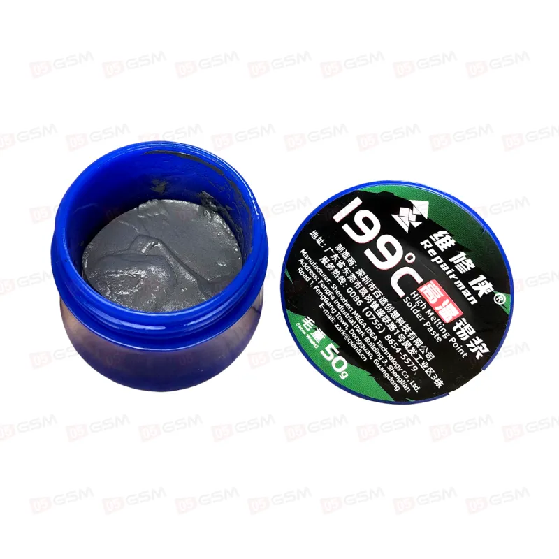 Паста для BGA IC RepairMan 199° 50g банка (жидкое олово) фото в интернет-магазине 05gsm.ru