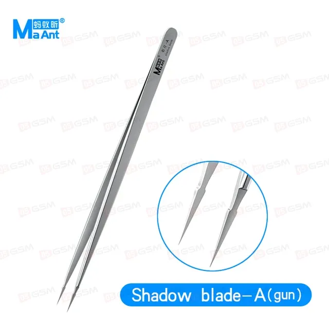 Пинцет прямой MaAnt A (Немагнитный; копье) фото в интернет-магазине 05gsm.ru