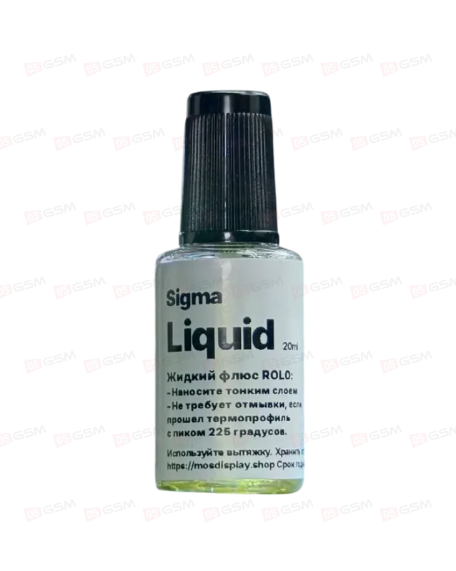 Флюс жидкий Mosdisplay Sigma Liquid для BGA и SMD (Безотмывочный; 20 мл) фото в интернет-магазине 05gsm.ru
