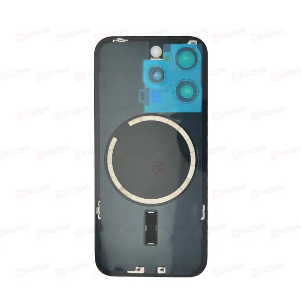 Крышка iPhone 15 Pro со стеклами и магнитами (White titanium/Белый; оригинал; монолит) фото в интернет-магазине 05gsm.ru
