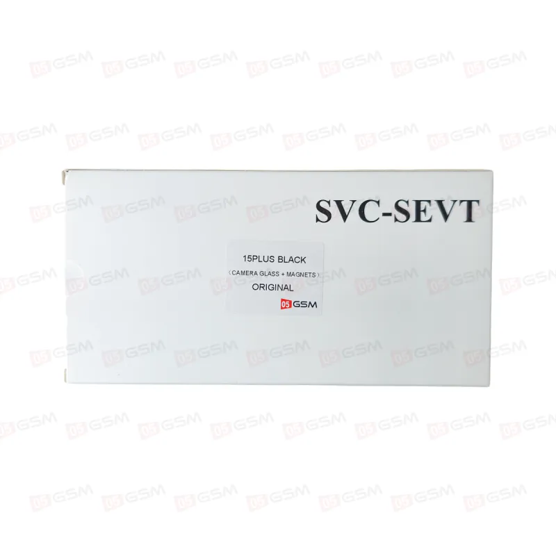 Крышка iPhone 15 Plus со стеклами и магнитами (Black/Черный; оригинал; монолит) фото в интернет-магазине 05gsm.ru