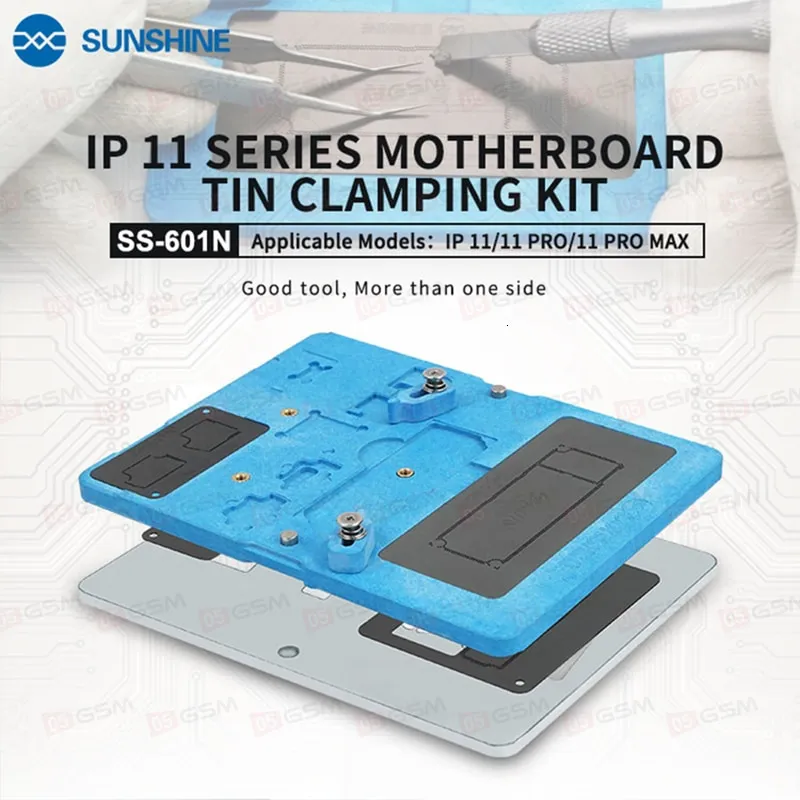 Монтажный стол для крепления материнской платы Sunshine SS-601N (iPhone 11/11Pro/11Pro Max) фото в интернет-магазине 05gsm.ru
