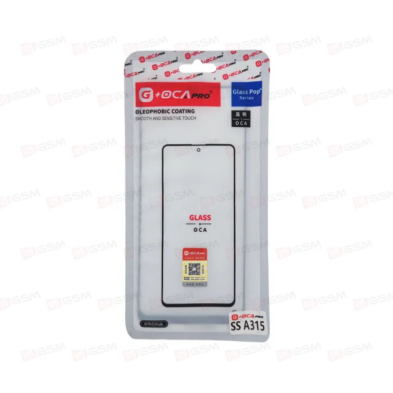 Стекло + OCA (G+OCA) Samsung A315 черный фото в интернет-магазине 05gsm.ru
