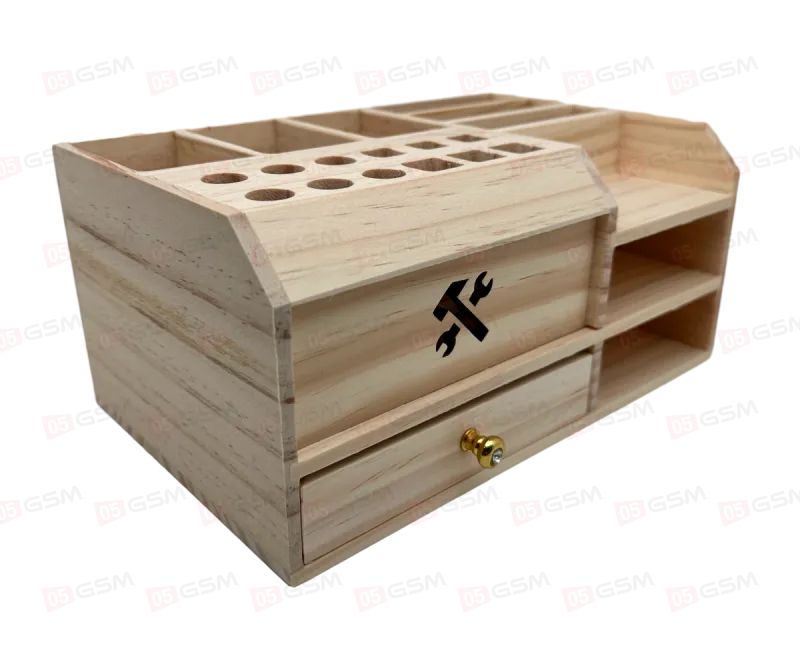 Органайзер для инструментов Tool Box (Cо шкафчиком; деревянный) фото в интернет-магазине 05gsm.ru