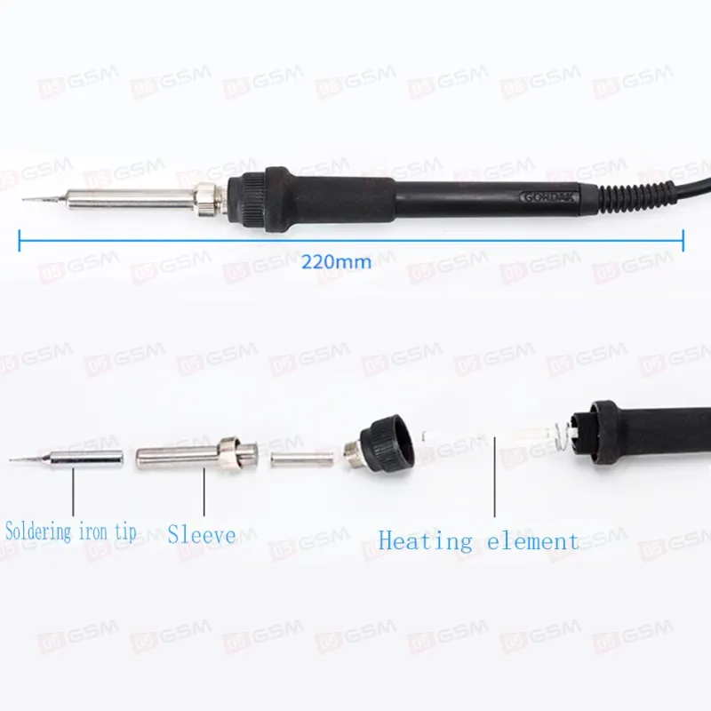 Паяльная станция с термофеном Gordak 868D фото в интернет-магазине 05gsm.ru