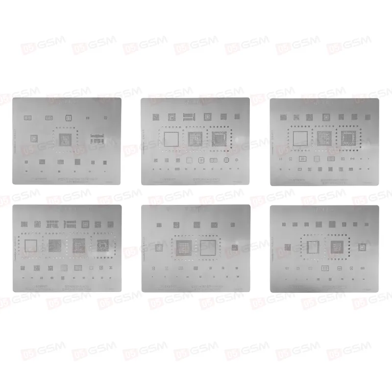 Трафарет для BGA RELIFE RL-044 Xiaomi Series (Набор 15 штук) фото в интернет-магазине 05gsm.ru