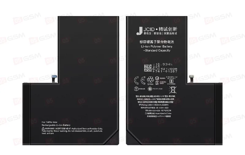 Аккумулятор iPhone 14 Pro Max (JCID; Standard Capacity; 4323 мАч) фото в интернет-магазине 05gsm.ru