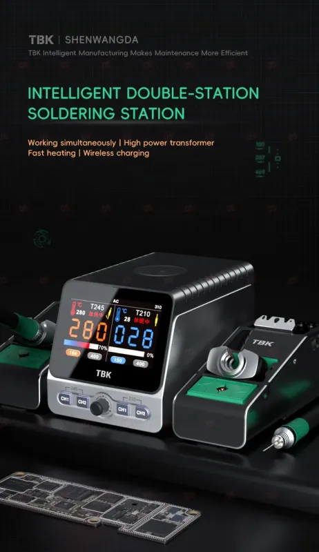 Паяльная станция TBK 310 (Ручка 210+245) фото в интернет-магазине 05gsm.ru