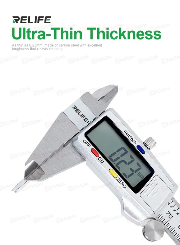 Лезвие на насадку для снятия полярика Relife TK3 (5 штук) фото в интернет-магазине 05gsm.ru