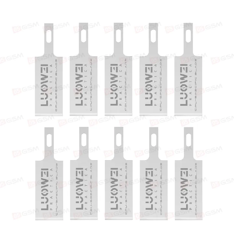 Лезвие на скальпель Luowei LW-326 (12 мм; 10 штук) фото в интернет-магазине 05gsm.ru