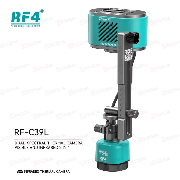 Камера на микроскоп с тепловизором на кронштейне RF4 RF-С39L (1080P/4K) фото в интернет-магазине 05gsm.ru