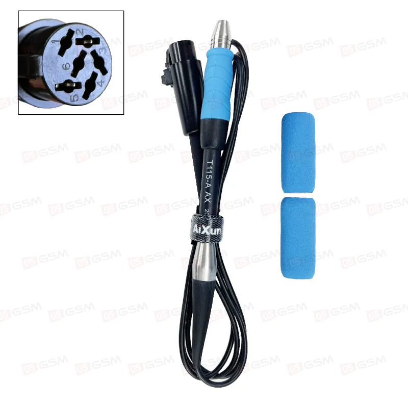 Ручка на паяльник T115 для Aixun T3B/T420D (6 pin) фото в интернет-магазине 05gsm.ru