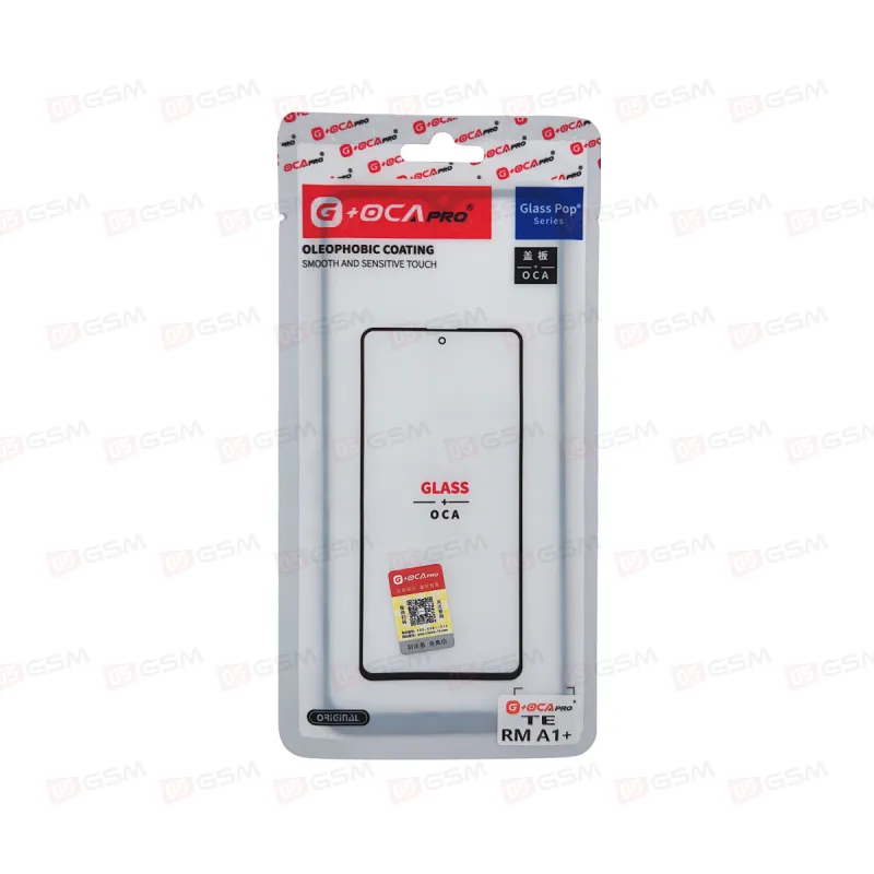 Стекло + OCA (G+OCA) Redmi A1+ черное фото в интернет-магазине 05gsm.ru