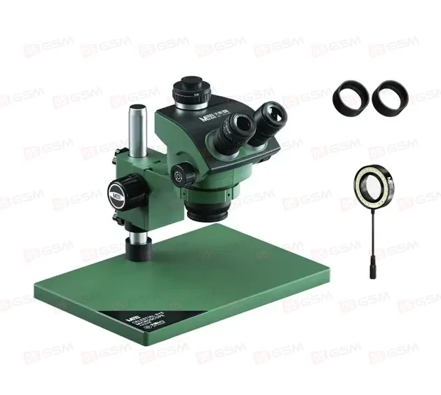 Микроскоп тринокулярный MaAnt Sky Eye M3 с подсветкой (7-50X; зеленый) фото в интернет-магазине 05gsm.ru