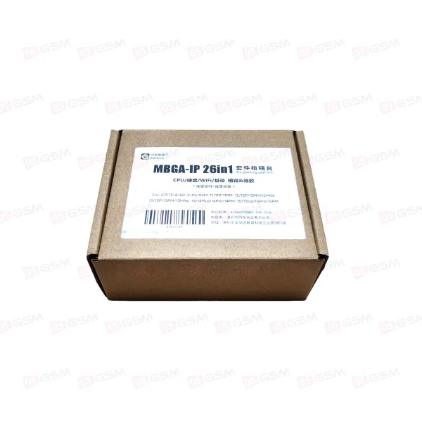 Набор трафаретов Amaoe MBGA-IP 26 in 1 (CPU/NAND/Wi-Fi/Baseband chip) фото в интернет-магазине 05gsm.ru